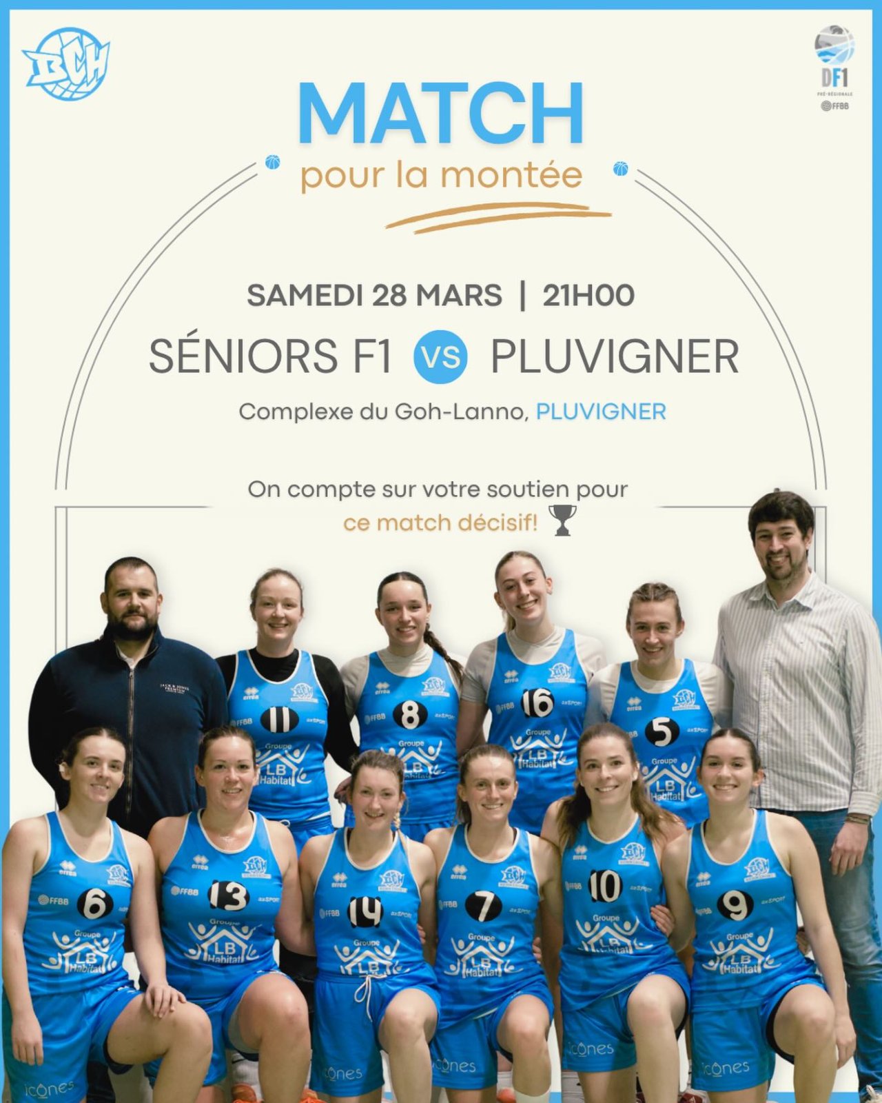 Objectif R2 ! SF1 vs Pluvigner