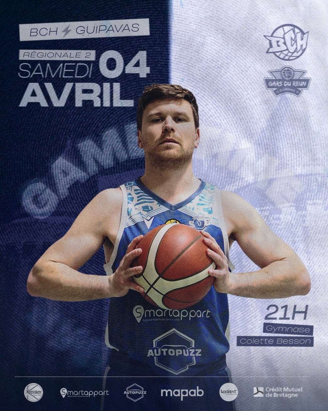 🏀 SM1 R2 : BCH vs Guipavas